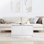 vidaXL konferenčný stolík so zásuvkami, biely 70,5x70x40 cm – Obrázok 3