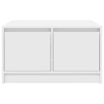 vidaXL konferenčný stolík so zásuvkami, biely 70,5x70x40 cm – Obrázok 6