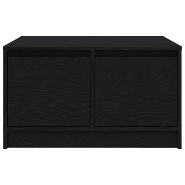 vidaXL konferenčný stolík so zásuvkami dub čierny 70,5x70x40 cm – Obrázok 6