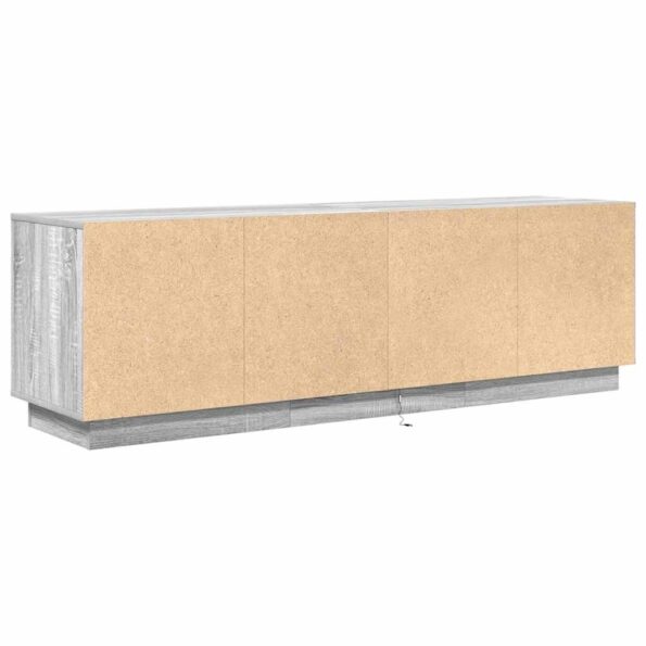 vidaXL TV skrinka s LED, sivý dub sonoma 160,5x41x50 cm – Obrázok 9