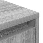 vidaXL TV skrinka s LED, sivý dub sonoma 160,5x41x50 cm – Obrázok 10