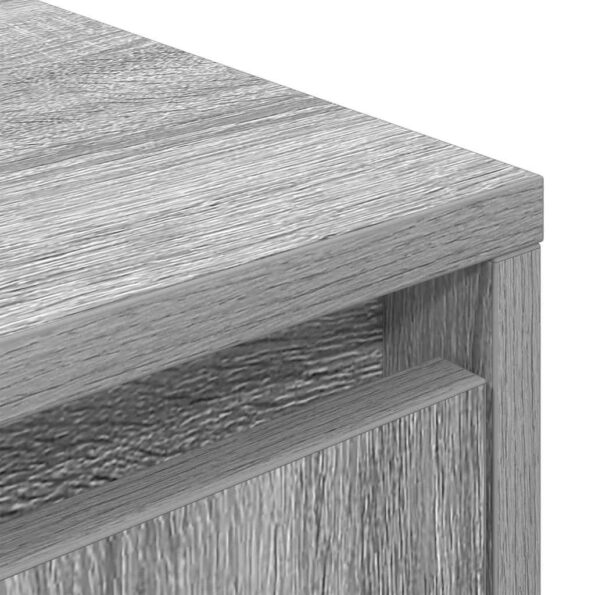 vidaXL TV skrinka s LED, sivý dub sonoma 160,5x41x50 cm – Obrázok 10