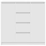 vidaXL Komoda so zásuvkami, biela 100,5x35x98,5 cm, kompozitné drevo – Obrázok 6