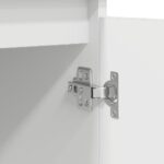 vidaXL Komoda so zásuvkami, biela 100,5x35x98,5 cm, kompozitné drevo – Obrázok 10
