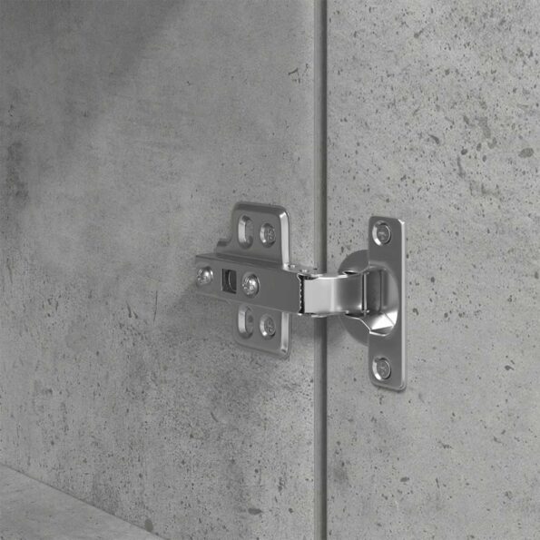 vidaXL Vysoká skrinka betónovo sivá 50x35x180 cm spracované drevo – Obrázok 10