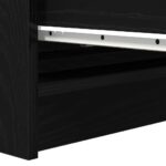 vidaXL Komoda dub čierny 80x35x99 cm spracované drevo – Obrázok 10