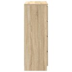 vidaXL Komoda dub sonoma 80x35x99 cm spracované drevo – Obrázok 7