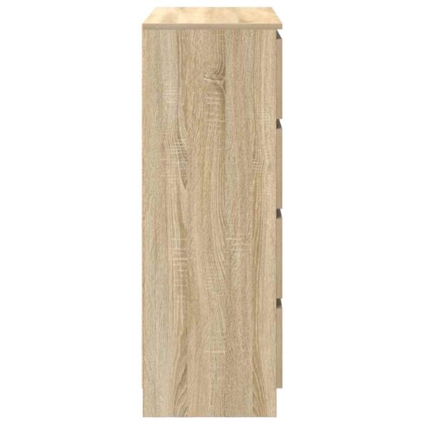 vidaXL Komoda dub sonoma 80x35x99 cm spracované drevo – Obrázok 7