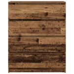 vidaXL Komoda staré drevo 80x35x99 cm kompozitné drevo – Obrázok 6
