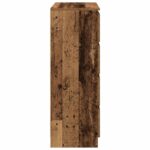 vidaXL Komoda staré drevo 80x35x99 cm kompozitné drevo – Obrázok 7