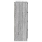 VidaXL Príborník Grey Sonoma 100x35x99 cm Engineered Wood – Obrázok 7