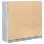 VidaXL Príborník Grey Sonoma 100x35x99 cm Engineered Wood – Obrázok 8