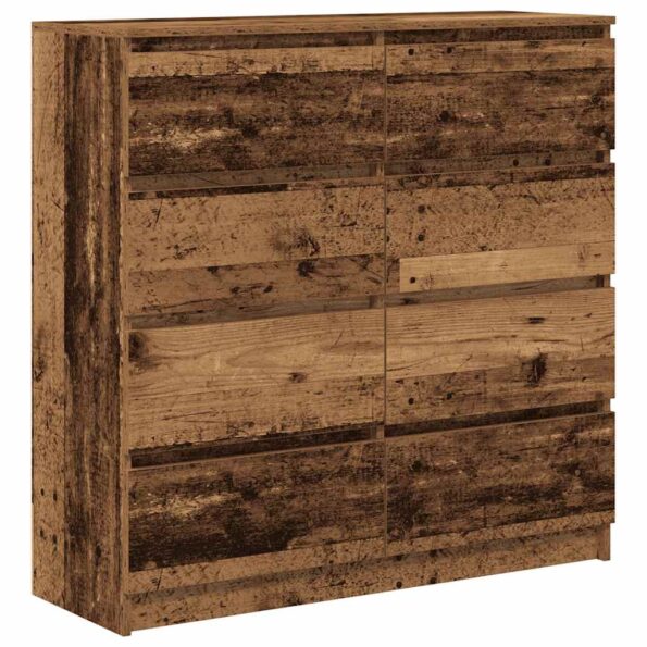 VidaXL Príborník Old Wood 100x35x99 cm Engineered Wood – Obrázok 2