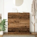 VidaXL Príborník Old Wood 100x35x99 cm Engineered Wood – Obrázok 3