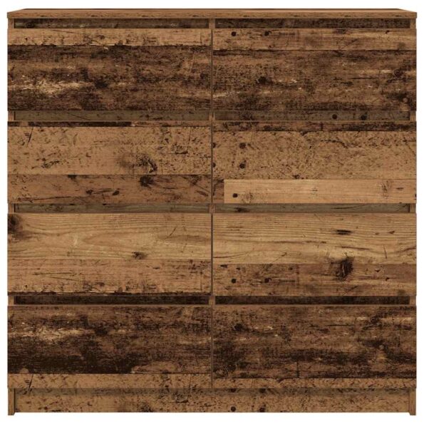 VidaXL Príborník Old Wood 100x35x99 cm Engineered Wood – Obrázok 6