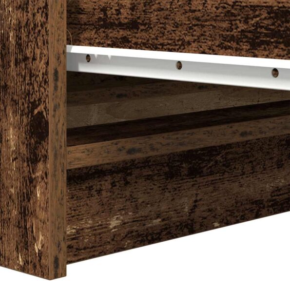 VidaXL Príborník Old Wood 100x35x99 cm Engineered Wood – Obrázok 10