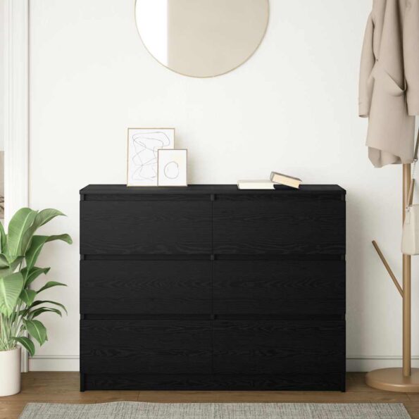 VXL8721158713490_g_en_hd_1.jpg vidaXL Komoda dub čierny 100x35x76 cm kompozitné drevo – Obrázok 3