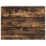 vidaXL Komoda dymový dub 100x35x76 cm kompozitné drevo – Obrázok 6