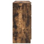 vidaXL Komoda dymový dub 100x35x76 cm kompozitné drevo – Obrázok 7
