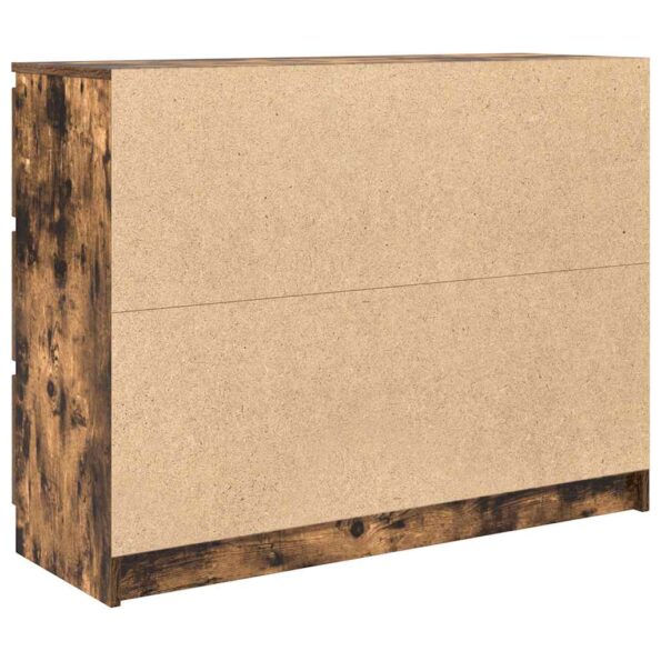 vidaXL Komoda dymový dub 100x35x76 cm kompozitné drevo – Obrázok 8