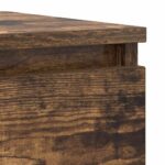 vidaXL Komoda dymový dub 100x35x76 cm kompozitné drevo – Obrázok 9