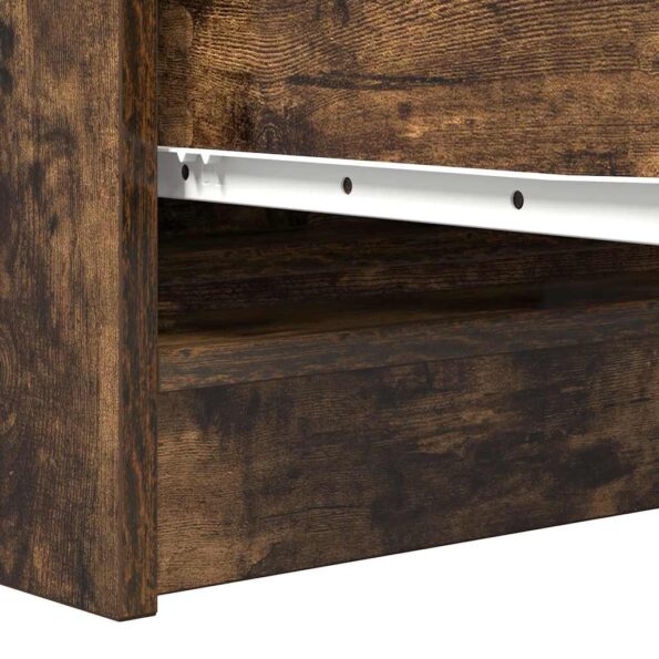 vidaXL Komoda dymový dub 100x35x76 cm kompozitné drevo – Obrázok 10