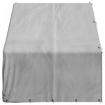 vidaXL Vonkajší koterec pre psov s krytom 3x2x1,9 m pozinkovaná oceľ – Obrázok 4