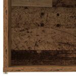 VidaXL skrinky na knihy 3 ks Old Wood Engineered Wood – Obrázok 10