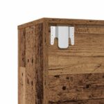 VidaXL skrinky na knihy 3 ks Old Wood Engineered Wood – Obrázok 11