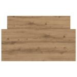 vidaXL Posteľný rám bez matraca remeselnícky dub 90x200 cm – Obrázok 5