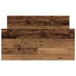 vidaXL Posteľný rám bez matraca staré drevo 100x200cm kompozitné drevo – Obrázok 5