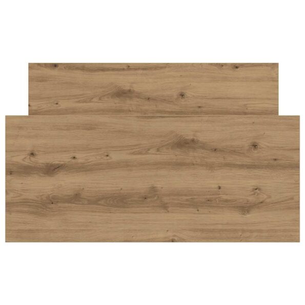 vidaXL Posteľný rám bez matraca remeselnícky dub 90x190 cm – Obrázok 5
