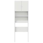 VidaXL Skrinka na práčku Biela 64x24x190 cm Engineered Wood – Obrázok 5