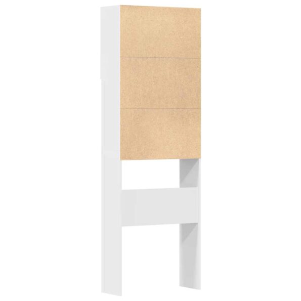 VidaXL Skrinka na práčku Biela 64x24x190 cm Engineered Wood – Obrázok 8