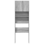 vidaXL Skrinka na práčku sivá Sonoma 64x24x190 cm Engineered Wood – Obrázok 5