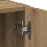 vidaXL Skrinka na práčku Artisan Dub 64x24x190 cm Konštruktérske drevo – Obrázok 10