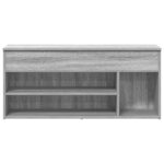 vidaXL lavica na topánky šedá Sonoma 102x30,5x45 cm Engineered Wood – Obrázok 4