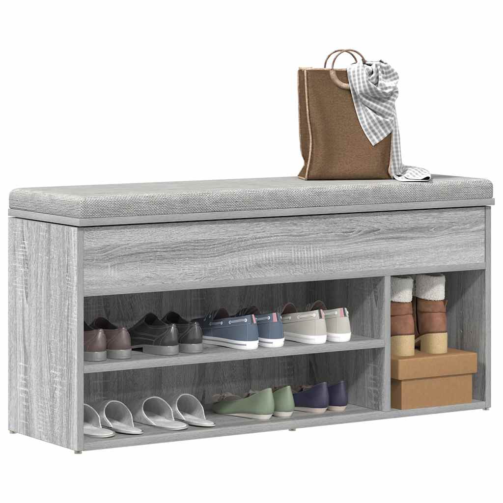 VXL8721158717917_m_en_hd_1.jpg vidaXL lavica na topánky šedá Sonoma 102x30,5x45 cm Engineered Wood – Obrázok 1
