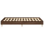 vidaXL Posteľný rám bez matraca hnedý dub 120x200 cm kompozitné drevo – Obrázok 6