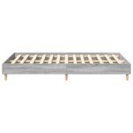 vidaXL Posteľný rám bez matraca sivý dub sonoma 140x190 cm – Obrázok 6