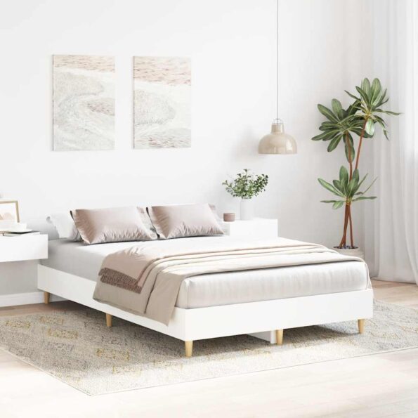 VXL8721158718860_g_en_hd_1.jpg vidaXL Posteľný rám bez matraca biely 135x190 cm kompozitné drevo – Obrázok 3
