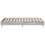 vidaXL Posteľný rám bez matraca sivý dub sonoma 135x190 cm – Obrázok 6