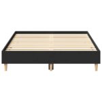 vidaXL Posteľný rám bez matraca čierny 120x190 cm kompozitné drevo – Obrázok 5