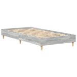 vidaXL Posteľný rám bez matraca sivý sonoma 75x190 cm kompozitné drevo – Obrázok 4