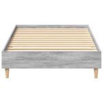 vidaXL Posteľný rám bez matraca sivý sonoma 75x190 cm kompozitné drevo – Obrázok 5