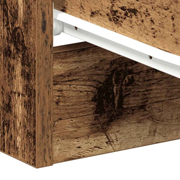 vidaXL Nočná skrinka Old Wood 38x35x55 cm Engineered Wood – Obrázok 10