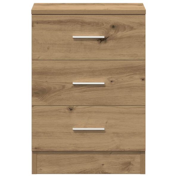 vidaXL Nočné skrinky 2 ks Dub Artisan 38x35x55 cm Drevo – Obrázok 7
