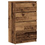 VidaXL Príborník Old Wood 60x35x98,5 cm Engineered Wood – Obrázok 2