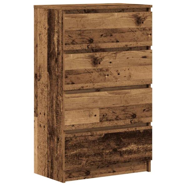 VidaXL Príborník Old Wood 60x35x98,5 cm Engineered Wood – Obrázok 2