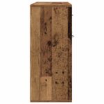 VidaXL Príborník Old Wood 88x30x70 cm Engineered Wood – Obrázok 7